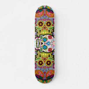 Suiker Schedel Patroon Skateboard