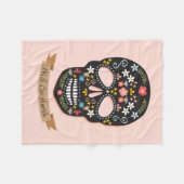 Suiker schedelventilator fleece deken (Voorkant (Horizontaal))