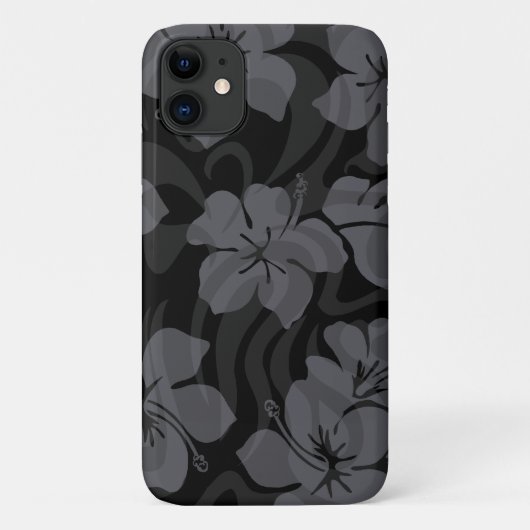 Suiker Shack Hawaiian Hibiscus Black Case-Mate iPhone Case (Achterkant)