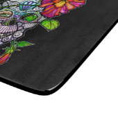 SUIKER SKULL & FLOWER SNIJPLANK (Hoek)