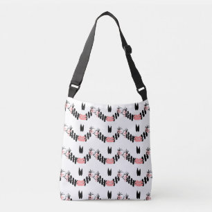 Suiker Skull Gezicht Lippen Halloween Crossbody Tas