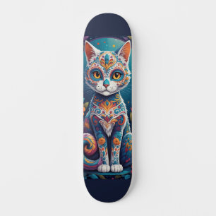 Suiker Skull Kat Skateboard