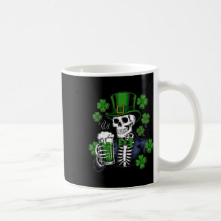 Suiker Skull Lucky Shamrock Bier Drinken St Patric Koffiemok
