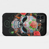 Suiker Skull Star, zwart Case-Mate iPhone Case (Achterkant (horizontaal))