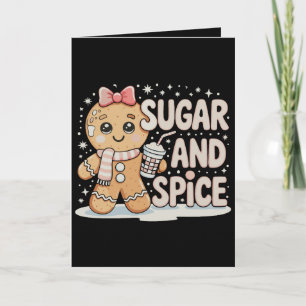Suiker Specerij Gemberkoek Bougie Roze Kerstmis Ke Kaart