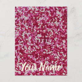 Suiker spinkelt kleurrijk cadeau voor bakkristalle briefkaart