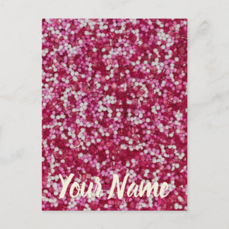 Suiker spinkelt kleurrijk cadeau voor bakkristalle briefkaart