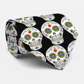 Suiker Stropdas schedel (Opgerold)