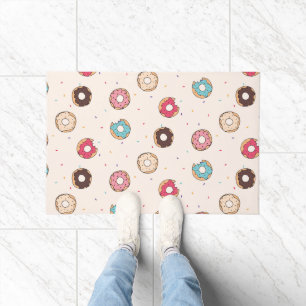 Suiker zoet donut patroon deurmat