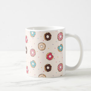 Suiker zoet donut patroon koffiemok