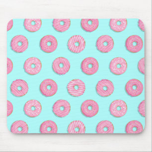 Suiker Zoet Roze Geglazuurde Donuts Muismat