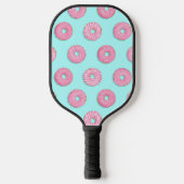 Suiker Zoet Roze Geglazuurde Donuts Pickleball Paddle (Voorkant)