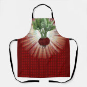 suikerbietenteggie-liefhebbers koken schort (Voorkant)
