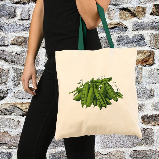 suikererwten, levensmiddelen, gezonde groenten tote bag