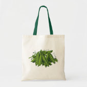 suikererwten, levensmiddelen, gezonde groenten tote bag (Voorkant)