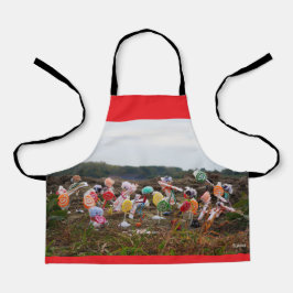 Suikerfeest oogstende Fubby's op het land. Schort