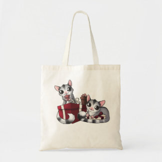 Suikerglider met tas van cadeau