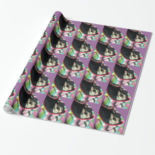 Suikerglijder die een Pet draagt Cadeaupapier