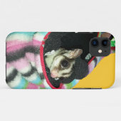 Suikerglijder die een Pet draagt Case-Mate iPhone Case (Achterkant (horizontaal))
