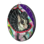 Suikerglijder die een Pet draagt Dartbord (Voorkant Rechts)