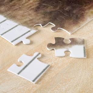 Suikerglijder in boerenveer legpuzzel