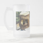 Suikerglijder in boerenveer matglas bierpul (Links)