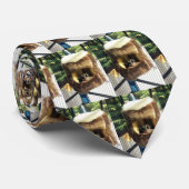 Suikerglijder in boerenveer stropdas (Opgerold)