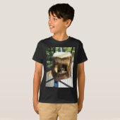 Suikerglijder in boerenveer t-shirt (Voorkant volledig)