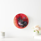 Suikerglijder in Oranje plakband Ronde Klok (Huis)