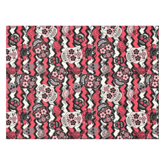 Suikerhuid en -bloem tafelkleed (Voorkant (Horizontaal))