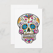 Suikerhuid RSVP Kaartje (Voorkant / Achterkant)