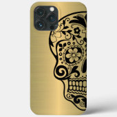 Suikerhuid Silhouette op faux Shiny Gold Case-Mate iPhone Case (Achterkant)