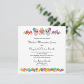 Suikerhuiden en -bloemen kaart (Staand voorkant)