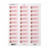 Suikerkers, cupcakes, banketbakkerswaren etiket (Full Sheet)