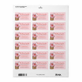 Suikerkers, cupcakes, banketbakkerswaren etiket (Full Sheet)
