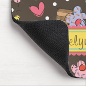 Suikerkers, cupcakes, banketbakkerswaren muismat (Hoek)