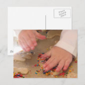 Suikerkoekjes maken briefkaart (Voorkant / Achterkant)