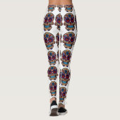 Suikerkreeften Dag van de dode yoghannen Leggings (Achterkant)