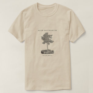 Suikermaasboom met intage afbeelding t-shirt