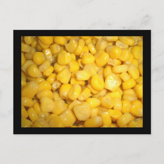 suikermaïs briefkaart (Voorkant)