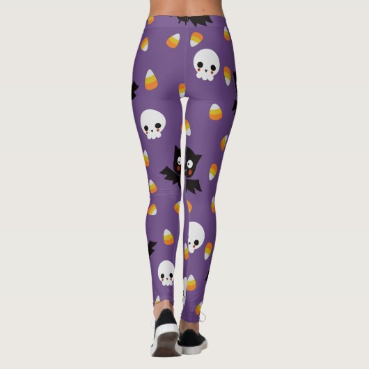 Suikermaïs, vleermuizen en schedels leggings (Achterkant)