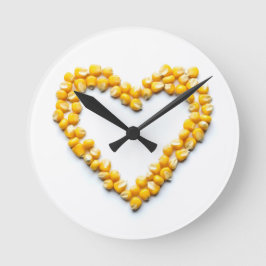 suikermaïshart ronde klok