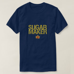 Suikermaker met esdoornblad t-shirt