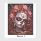 Suikermederdag van de dood sticker (Vel)