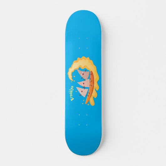 Suikernachos-maïschips surfende cartoon skateboard (Voorkant)