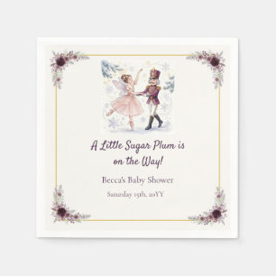 Suikerprinses Notenkraker Ballet Winter Baby Showe Servet
