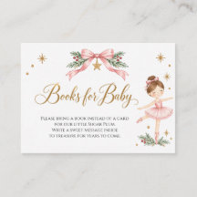 Suikerpruim Ballerina Kerstboeken voor Baby Bijlag