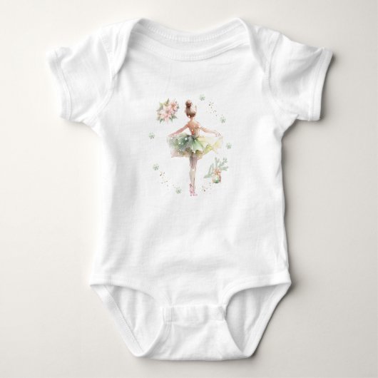Suikerpruimenfee Whimsical winter Onederland Romper (Voorkant)