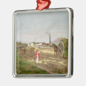 Suikerrietgewassen Metalen Ornament (Links)