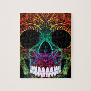Suikerrob Schull Dia de Los Muertos Snoep Skull Legpuzzel